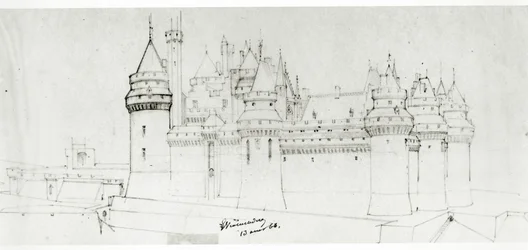 Pierrefonds-kastély, 1866